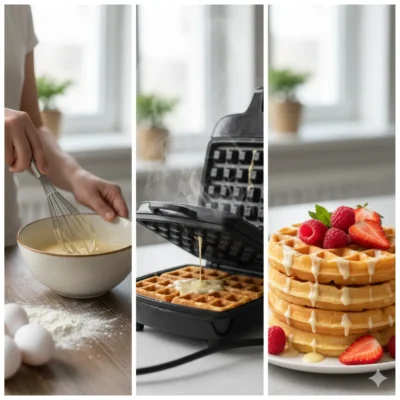 evde waffle nasıl yapılır